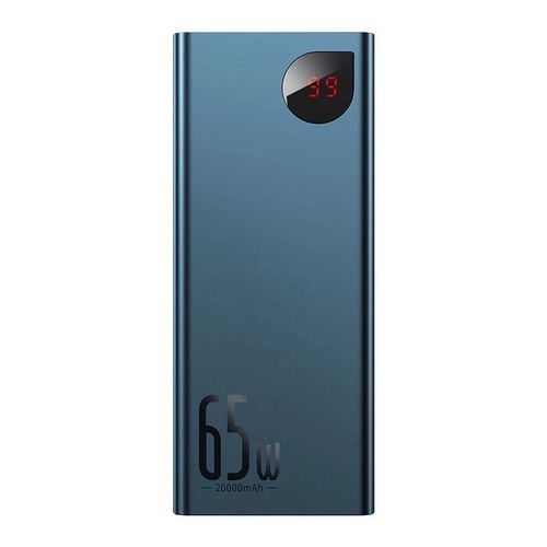 Powerbank Baseus Adaman Metal 20000mAh PD QC 3.0 65W 2xUSB + USB-C + micro USB (Blue), Baseus PPIMDA-D03