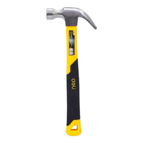 Claw Hammer 0.5kg Deli Tools EDL5002 (yellow), Deli Tools EDL5002