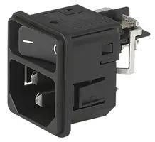 INLET, IEC, C14, DC11, 10A DC11.0001.301