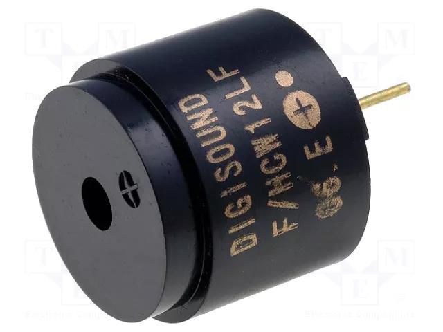 Sound transducer: electromagnetic signaller; 16mm; 12VDC DIGISOUND F/HCW12