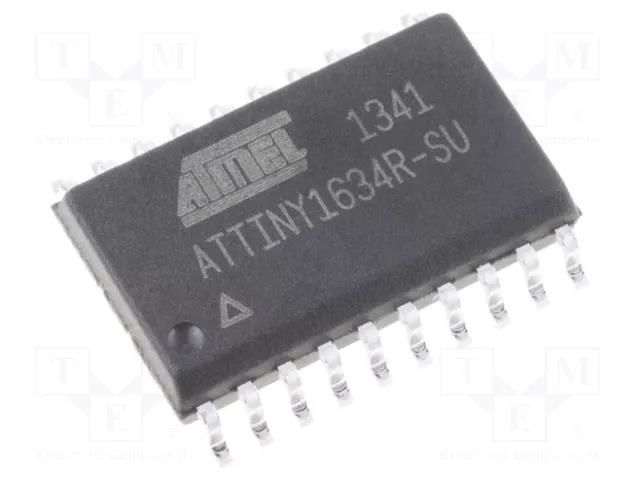 IC: AVR microcontroller; SO20-W; 1.8÷5.5VDC; Ext.inter: 12; Cmp: 1 MICROCHIP TECHNOLOGY ATTINY1634R-SU