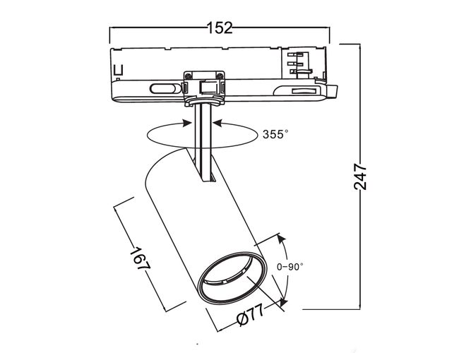 Raudteelatern LUMICANTO 14-29W CCT 36/60° must PRIME 210486 5905378210486