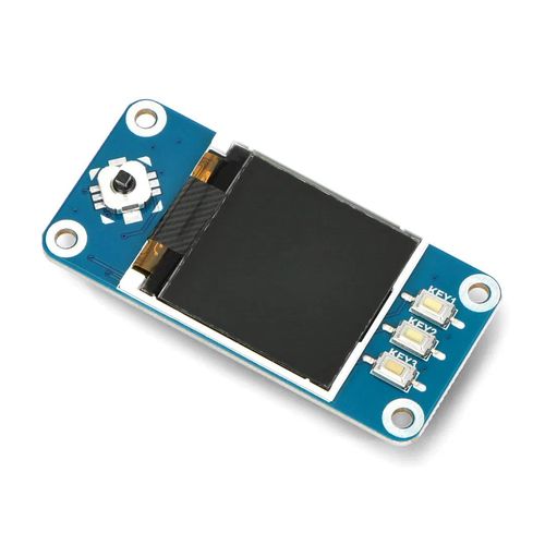 Screen - LCD 1,44'' 128x128px SPI - HAT for Raspberry Pi 4/3+/3/2/Zero - Waveshare 13891 WSR-10753 5904422316594