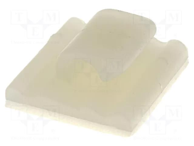 Self-adhesive cable holder; polyamide; natural; UL94V-2 KSS WIRING FC-2