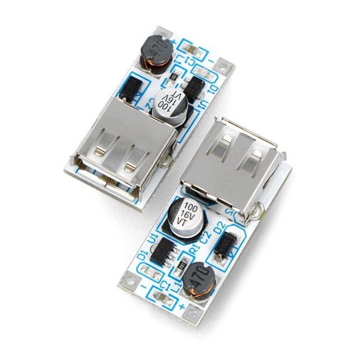 Velleman - Step-Up Voltage Regulator with USB socket VMA403 - 5V 0.6 A - 2 pcs. VEL-13030 5410329729981