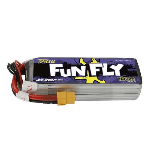 Tattu Funfly 1800mAh 14.8V 100C 4S1P XT60 battery, Tattu TAA18004S10X6