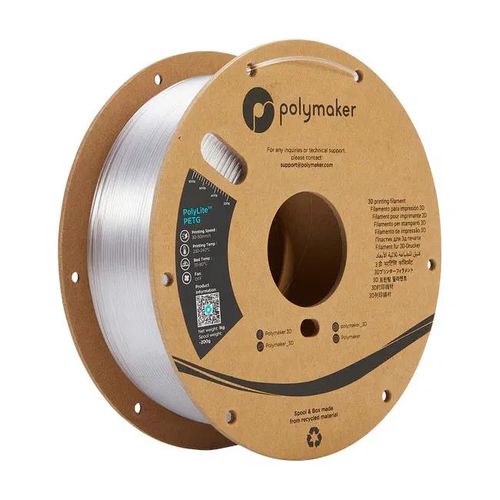Filament Polymaker PolyLite PETG 1,75mm 1kg - Transparent PLM-22705 6938936710134