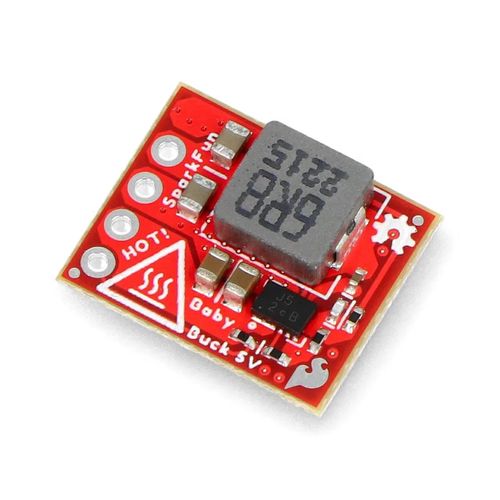 SparkFun BabyBuck Regulator Breakout - step-down 5V 3A - AP63357 - SparkFun COM-21256 SPF-22681