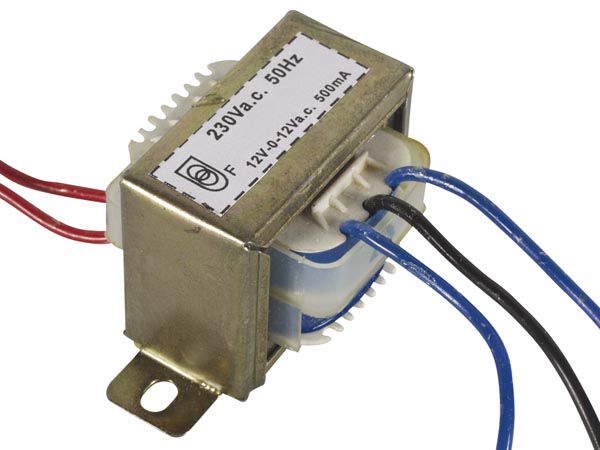 OPEN-FRAME TRANSFORMER 6 VA 2 x 12 V~ 250 mA max. 212012C 5410329337810; 5410329523923