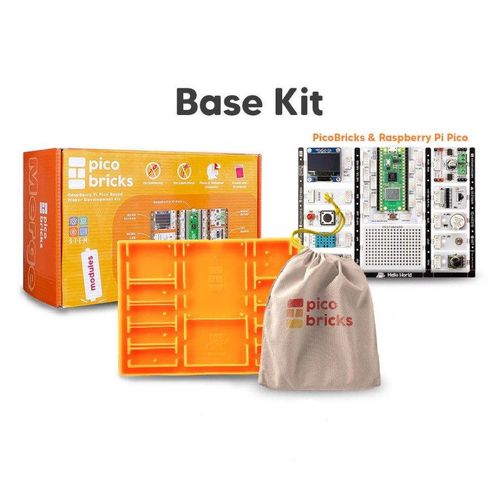 PicoBricks Base Kit - development kit for Raspberry Pi Pico RBI-22767 8683757112077