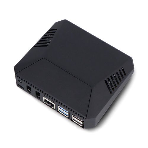 Argon ONE V3 case for Raspberry Pi 5 - with fan and heatsink - aluminum - black ARG-24395 860011360025