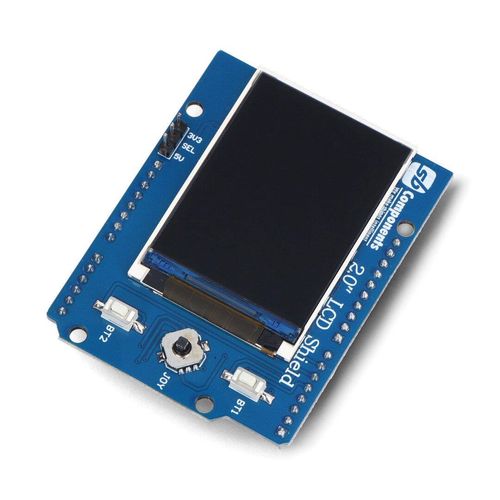 Ardi Display - IPS 2'' 240x320 px display overlay for Arduino Uno - SB Components SKU27217 SBC-23660 5055652927217