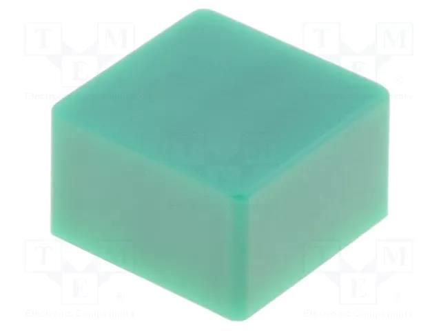 Button; push-in; 5.5mm; -25÷70°C; square; green; 9x9mm OMRON Electronic Components B32-1250