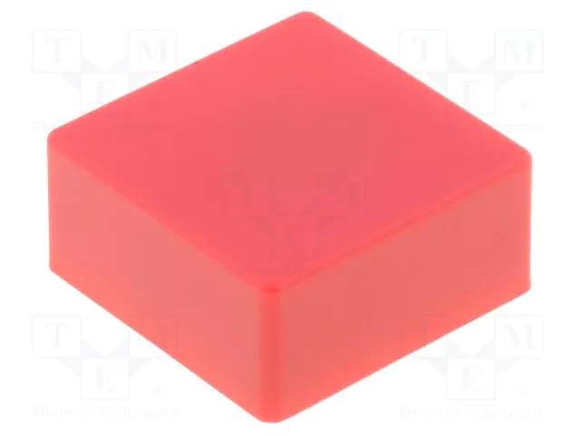 Button; push-in; 5.5mm; -25÷70°C; square; red; 12x12mm OMRON Electronic Components B32-1380