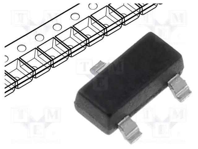 Sensor: Hall; unipolar; SOT23; 45÷205Gs; Usup: 3÷24VDC HONEYWELL SS343RT