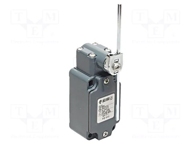 Limit switch; adjustable plunger, length R 19-116mm; NO + NC PIZZATO ELETTRICA FD533