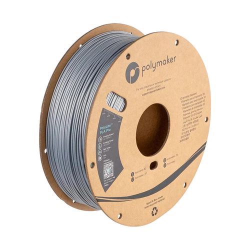 Filament Polymaker PolyLite Metallic PLA Pro 1,75mm 1kg - Silver PLM-25212 6938936709930