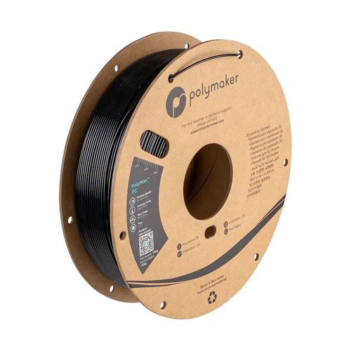 Filament Polymaker PolyMax PC 1,75mm 0,75kg - Black PLM-25195 6938936710554