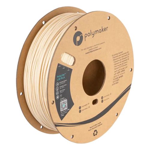 Filament Polymaker PolyLite LW-PLA 1,75mm 0,80kg - White PLM-25188 6938936710288