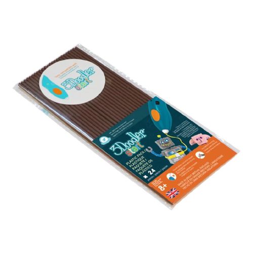 3Doodler Start+ 2,5mm Filament - 24 pieces - Coco Brown SUN-26463 817005021424