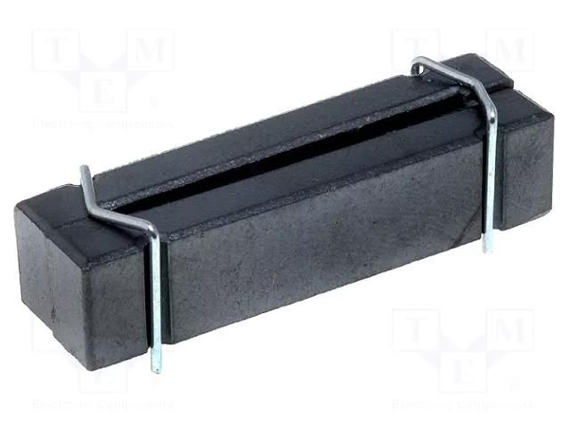 Ferrite: two-piece; 28AWG; 40Ω; A: 45mm; B: 12.7mm; C: 34.4mm; D: 10mm FERROCORE FFI45X10X12