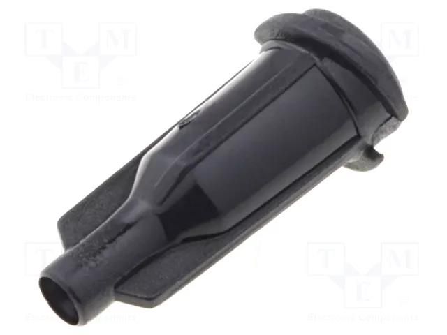 Plug; black; for syringes; 500 FISNAR FIS-END-BLK