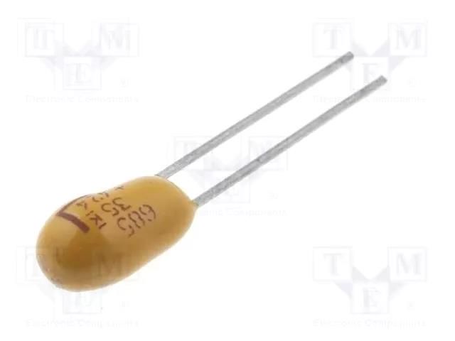 Capacitor: tantalum; 6.8uF; 35VDC; THT; ±20%; -55÷85°C; 2.54mm SR PASSIVES TC-6.8/35