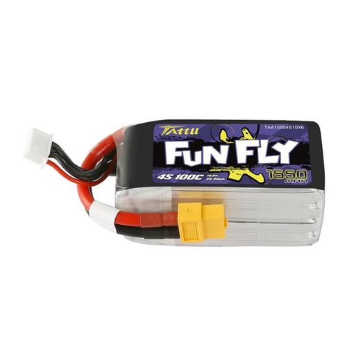 Battery Tattu Funfly 1550mAh 14,8V 100C 4S1P, Tattu TAA15504S10X6