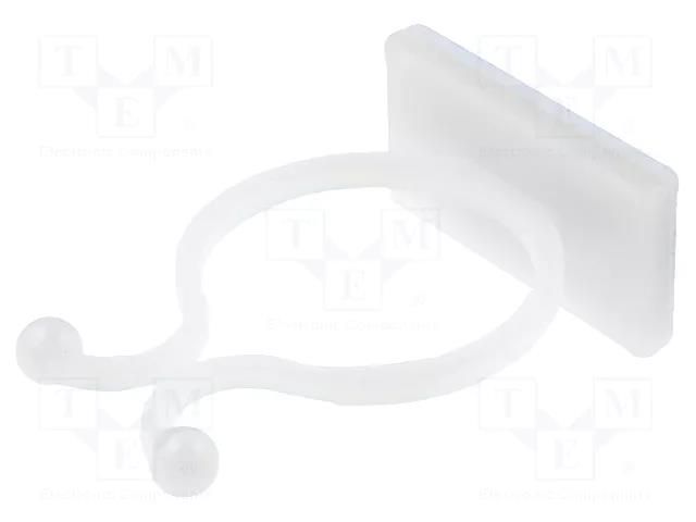 Cable clips; ØBundle : 23mm; polyamide; natural; UL94V-2; H: 41mm FIX&FASTEN FIX-KL-22
