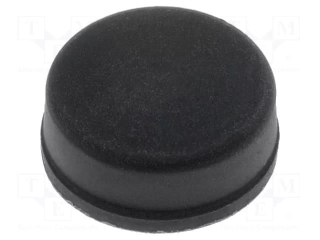 Self-adhesive foot; black; rubber; A: 11mm; B: 10.5mm; C: 5mm FIX&FASTEN FIX-RF-011