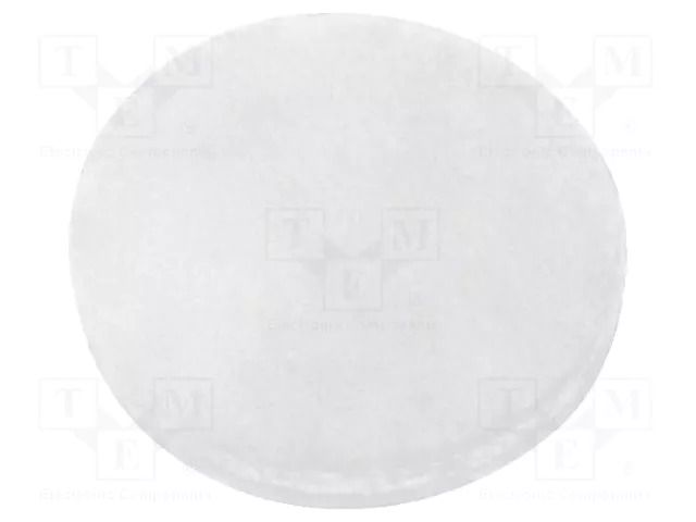 Self-adhesive foot; Ø: 8mm; H: 2.6mm; transparent; silicone FIX&FASTEN FIX-RF8-2.6A