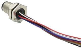 SENSOR CORD, 4P M12 PLUG-FREE END, 11.8" MSBS-04PMMC-SF8B30