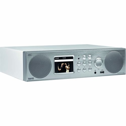DABMAN i450 Hybrid Stereo Radio DAB+ / FM / Internet /Bluetooth White-Silver 22-246-00 4024035222462