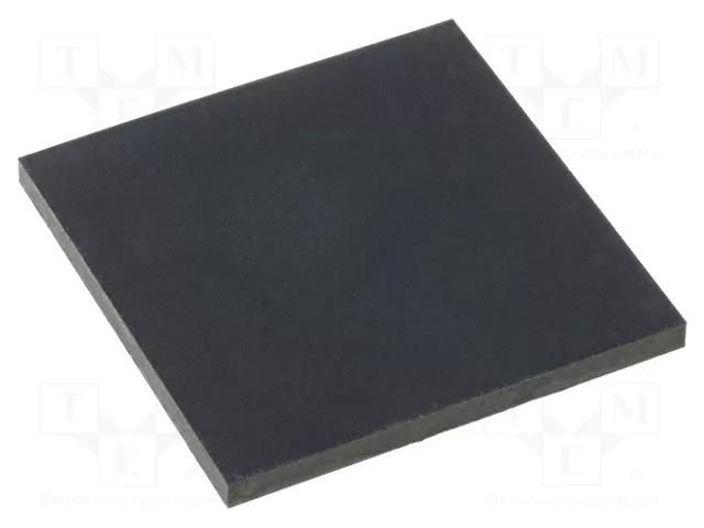 Self-adhesive foot; H: 1.5mm; black; rubber; W: 19.7mm; L: 20mm FIX&FASTEN FIX-SF-1972015