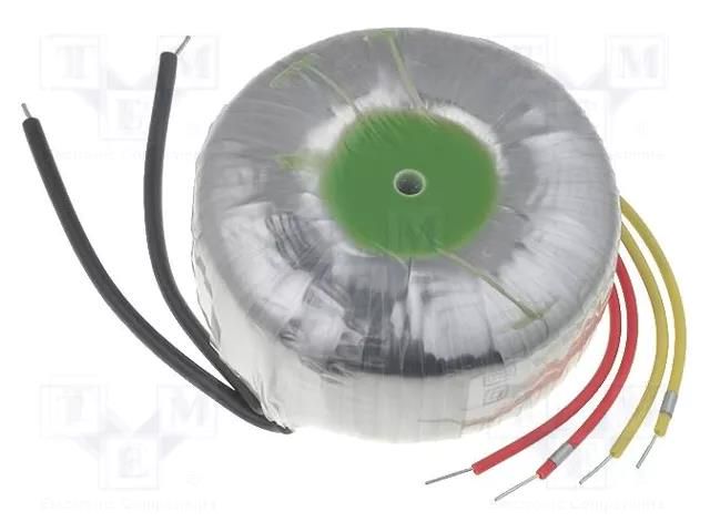 Transformer: toroidal; 80VA; 230VAC; 12V; 6.66A; Leads: cables; IP00 BREVE TUFVASSONS TTS80/Z230/12V