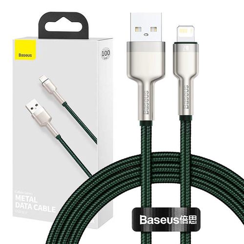 USB cable for Lightning Baseus Cafule, 2.4A, 1m (green), Baseus CALJK-A06