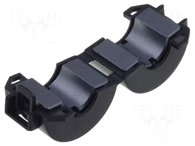 Ferrite: two-piece; on round cable; Ø: 11.5mm; 50Ω; A: 28mm; B: 32mm FERROCORE FLF-120B