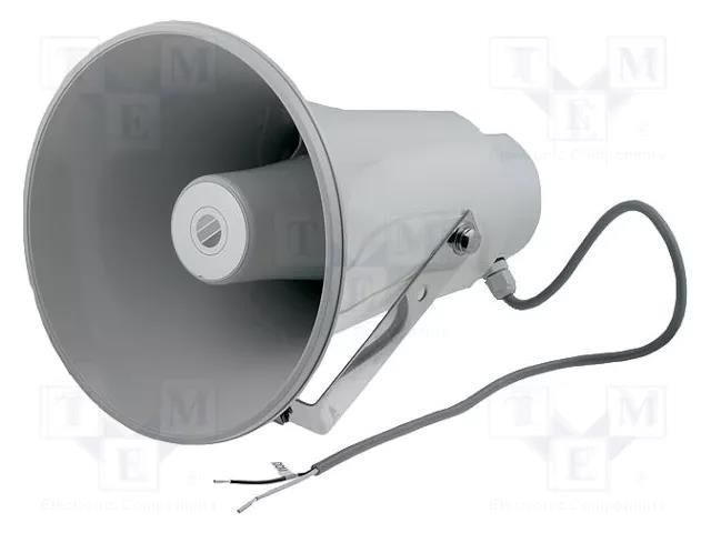 Loudspeaker; horn; 15W; 20Ω; 500÷5500Hz; Sound level: 110dB; IP66 VISATON VS-DK8P-15W