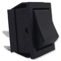 ROCKER SWITCH, DPST, BLACK, I/O C1350VQ0/1BLK