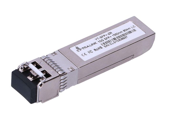 Extralink SFP+ 10G | SFP+ Module | 10Gbps, LC/UPC, 1550nm, 80km, single mode, DOM, EXTRALINK EX.8055 5902560368055