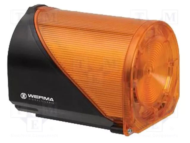 Signaller: lighting-sound; 24VDC; siren,flashing light; LED; IP65 WERMA WER-44430075