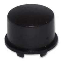 CAP, ROUND, 10.6MM, CONVEX, BLACK 1US09