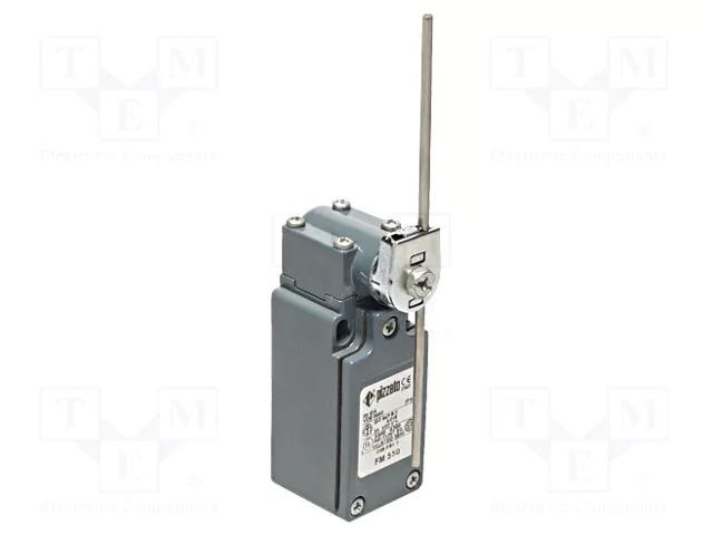 Limit switch; adjustable plunger, length R 19-116mm; NO + NC PIZZATO ELETTRICA FM550