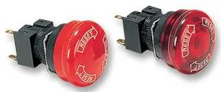 SWITCH, EMERGENCY STOP, DPST-NC, 250VAC. A165E-S-02