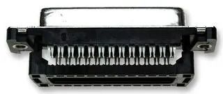 CONNECTOR, D SUB, RECEPTACLE, 25WAY 1658610-2
