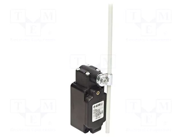 Limit switch; adjustable fiber glass rod, R 19- 189mm; NO + NC PIZZATO ELETTRICA FP536