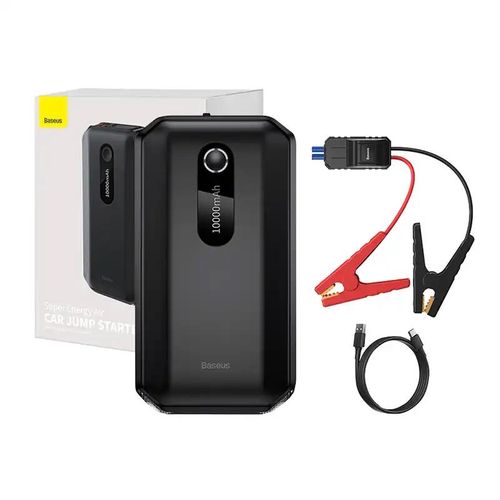 Baseus Super Energy Car Jump Starter 10000mAh, 1000A, USB (black), Baseus CGNL020101