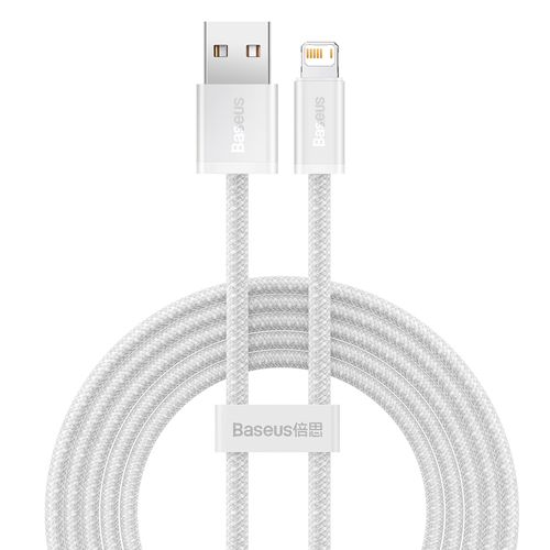 Baseus Dynamic cable USB to Lightning, 2.4A, 2m (White), Baseus CALD000502