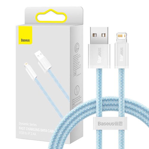 Baseus Dynamic cable USB to Lightning, 2.4A, 1m (blue), baseus CALD000403
