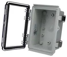 ENCLOSURE, MULTIPURPOSE, PC, GREY/CLEAR PTQ-11038-C
